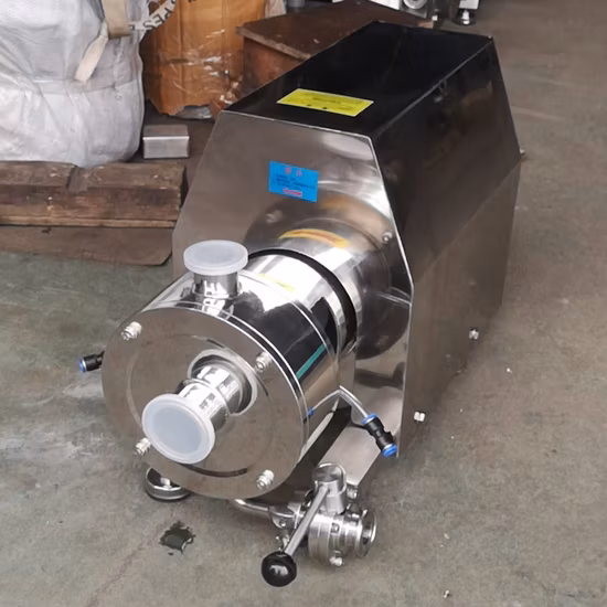 Inline High Shear Emulsifying Homogenizing Mixing Pump
