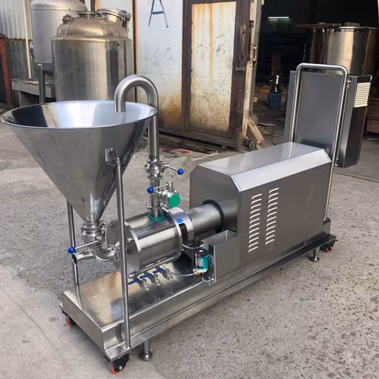 Inline High Shear Emulsifying Homogenizing Mixing Pump