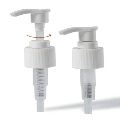 OEM Color 24 28 410 PP Cosmetics Screw Lock Natural Transparent Liquid Pump Sprayer Lotion Dispenser Pump