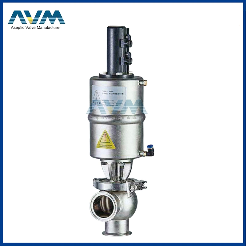 Stainless Steel Sanitary Pneumatic Divert Seat Valve