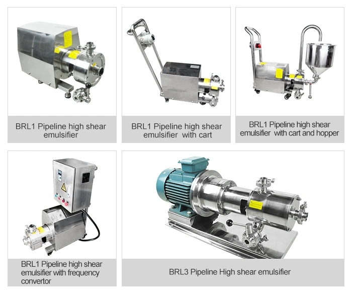 Sanitary High Shear Pharmaceutical Homogeneous Emulsifying Mixing Pump