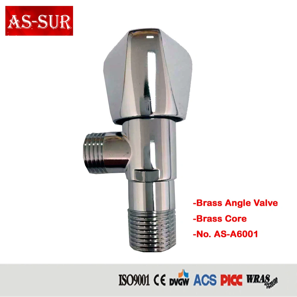 Compact Best Price Low Pressure Brass Wash Basin Angle Seat Water Valve A6003