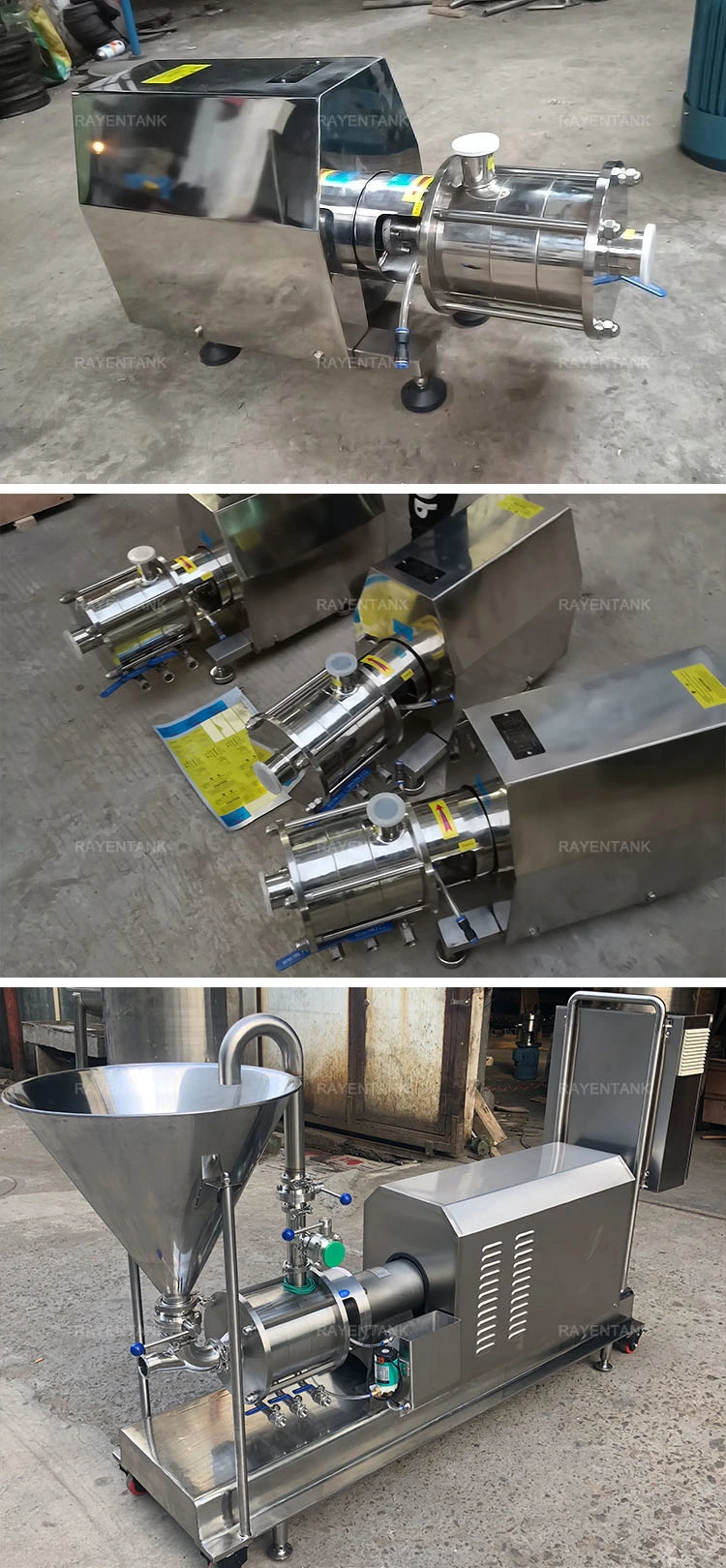 Pastes Emulsifying Pump/Sauce Homogenizing Inline Mixer/Mayonnaise High Shear Dispersal Emulsifier Machine; Emulsifier Pump