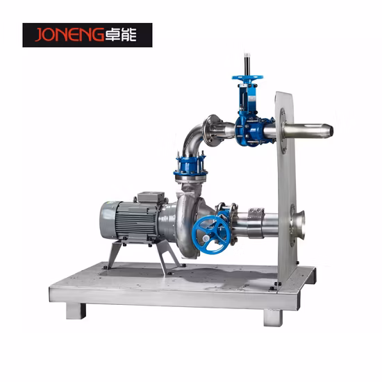 스테인레스 스틸 위생 고전단 고압 클램프 유화 균질 혼합 펌프