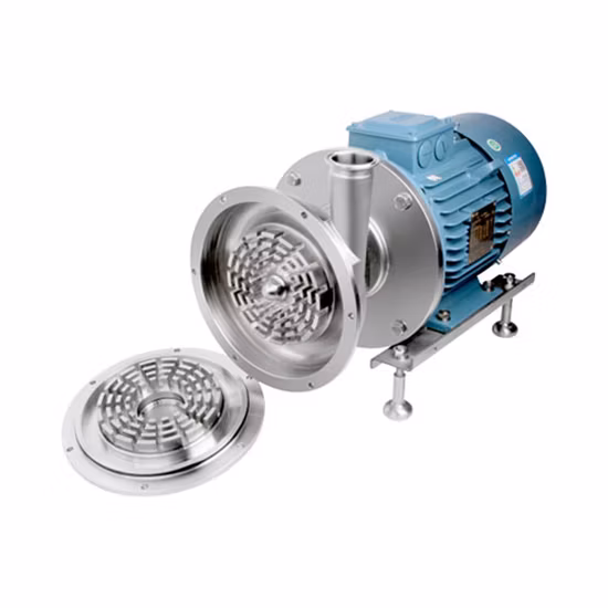 유제품용 단일 단계 유화 균질 혼합 펌프