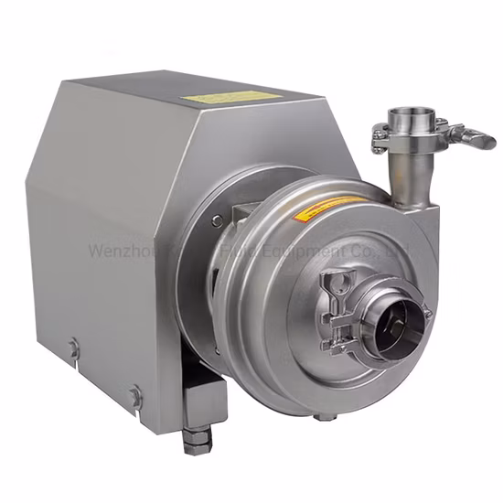 위생 스테인레스 스틸 SS 낙농장 우유 맥주 양조 식품 등급 CIP 가격 위생 Inox Bomba Centrifuga 트라이 클램프 원심 펌프