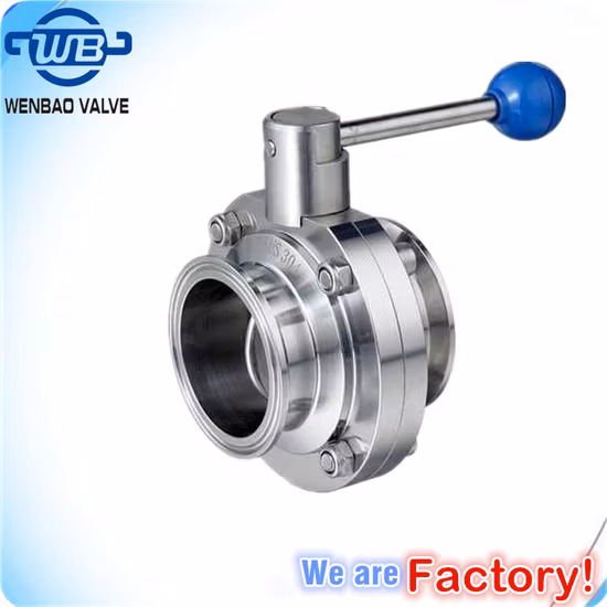 304/316L 스테인레스 스틸로 제작된 위생적인 ​​다용도 매뉴얼