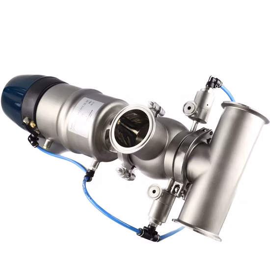 공압식, 혼합 방지 위생 이중 시트 밸브